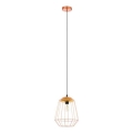 Eglo 54679 - NATUR LED cable-suspended pendant 1xE27/4W/230V, copper