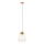 Eglo 54679 - NATUR LED cable-suspended pendant 1xE27/4W/230V, copper