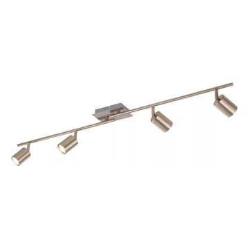 Eglo 54684 - LED spotlight 4xGU10/5W/230V, matte chrome