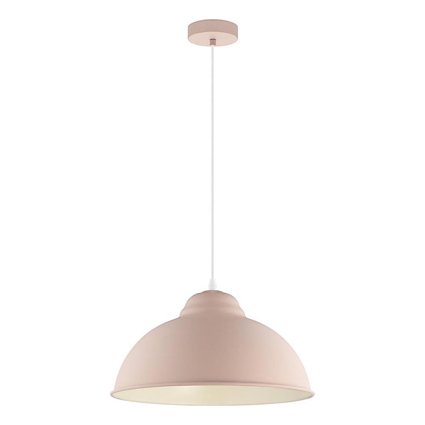 Eglo 54964 - Chandelier on a string TRURO-P 1xE27/60W/230V pink