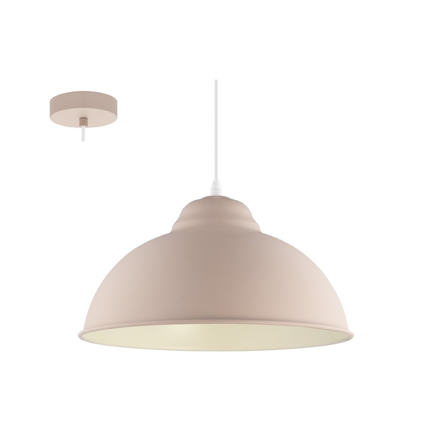 Eglo 54964 - Chandelier on a string TRURO-P 1xE27/60W/230V pink