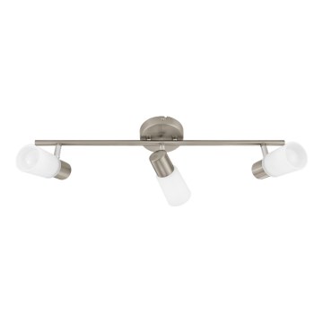 Eglo 55023 - LED spotlight 3xE14/4W/230V matte chrome