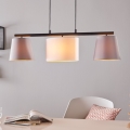 Eglo 55207 - Chandelier on a string ALMEIDA 3xE14/25W/230V grey