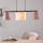 Eglo 55207 - Chandelier on a string ALMEIDA 3xE14/25W/230V grey