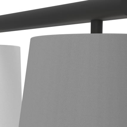 Eglo 55207 - LED Pendant on Cable ALMEIDA 3xE14/25W/230V grey