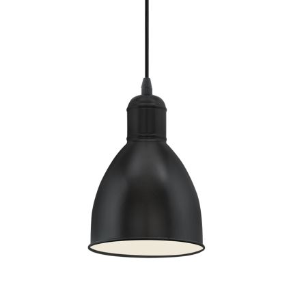 Eglo 55243 - PRIDDY Cable-hung Pendant Light 1xE27/60W/230V, Black