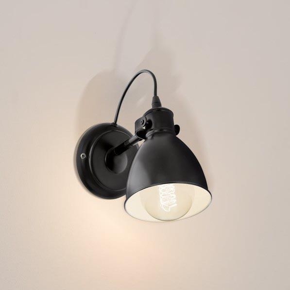 Eglo 55261 - PRIDDY wall lamp 1xE27/40W/230V black
