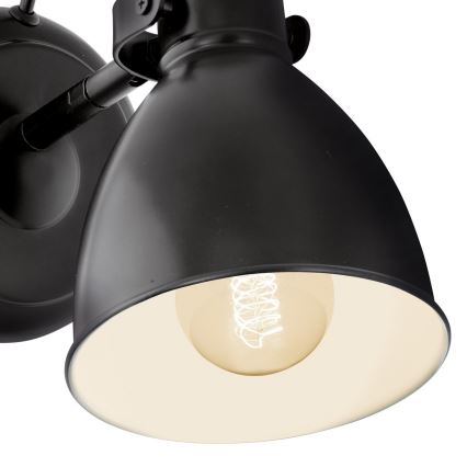 Eglo 55261 - PRIDDY wall lamp 1xE27/40W/230V black