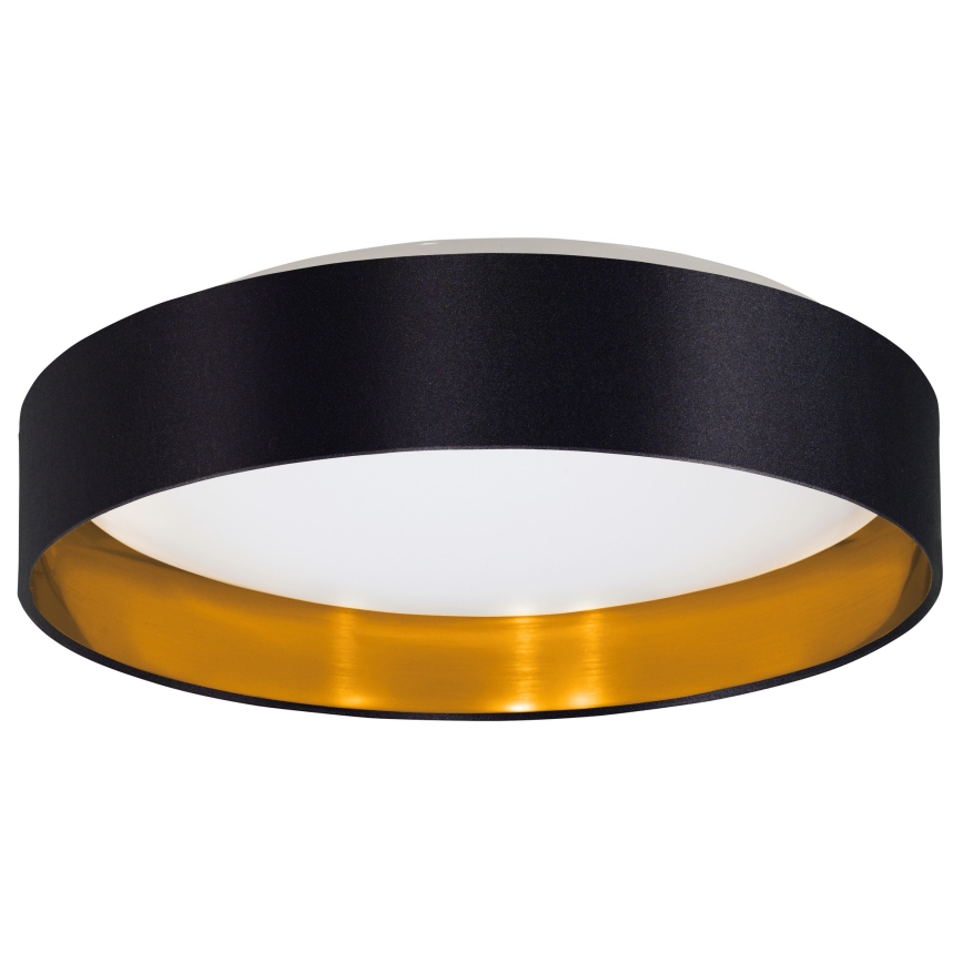 Eglo 55267 - MASERLO LED Ceiling Light, 16W/230V, 3000K, Ø 40.5 cm, black/copper
