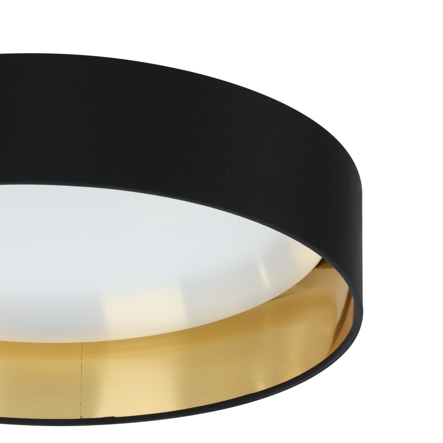 Eglo 55267 - MASERLO LED Ceiling Light, 16W/230V, 3000K, Ø 40.5 cm, black/copper
