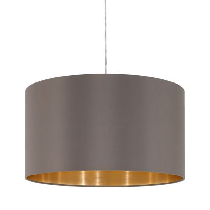 Eglo 55269 - Chandelier on a string MASERLO 1xE27/60W/230V brown