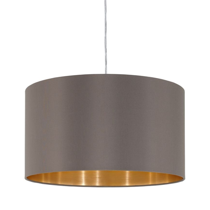 Eglo 55269 - Chandelier on a string MASERLO 1xE27/60W/230V brown