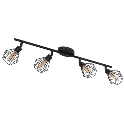 Eglo 55301 - ZAPATA LED Spotlight 4xG9/3W/230V Black