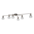 Eglo 55449 - LED spotlight 6xE14/4W/230V matte chrome