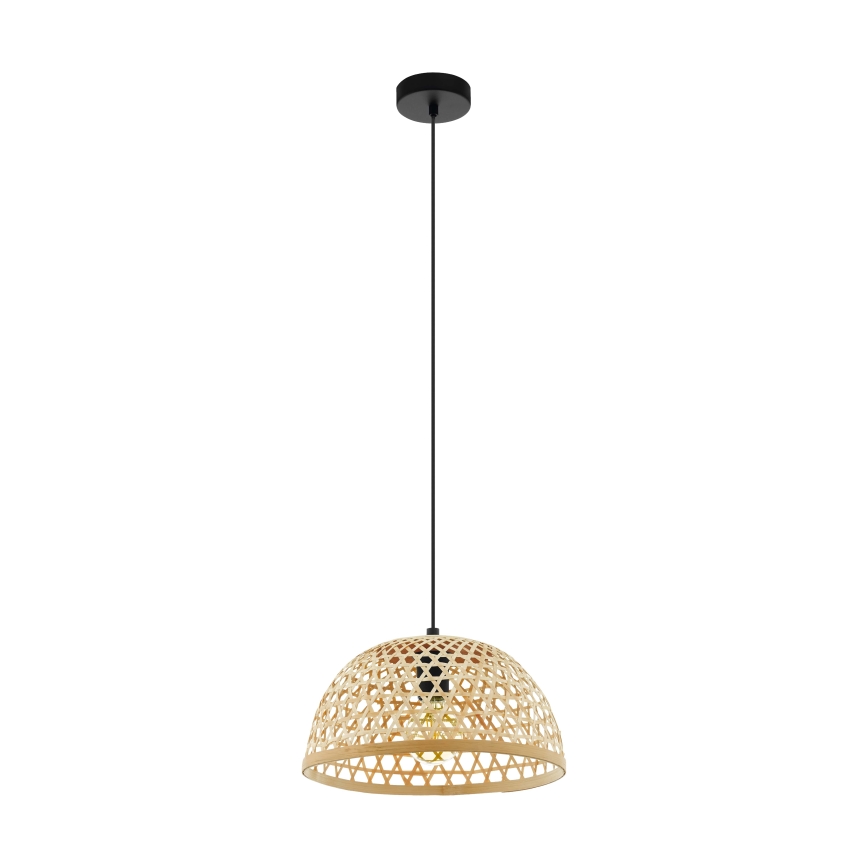 Eglo 55695 - Chandelier on a string CLAVERDON 1xE27/40W/230V d. 37 cm beige