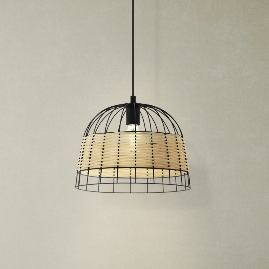 Eglo 55709 - Chandelier on a string ANWICK 1xE27/40W/230V rattan