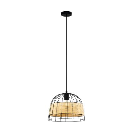 Eglo 55709 - Chandelier on a string ANWICK 1xE27/40W/230V rattan