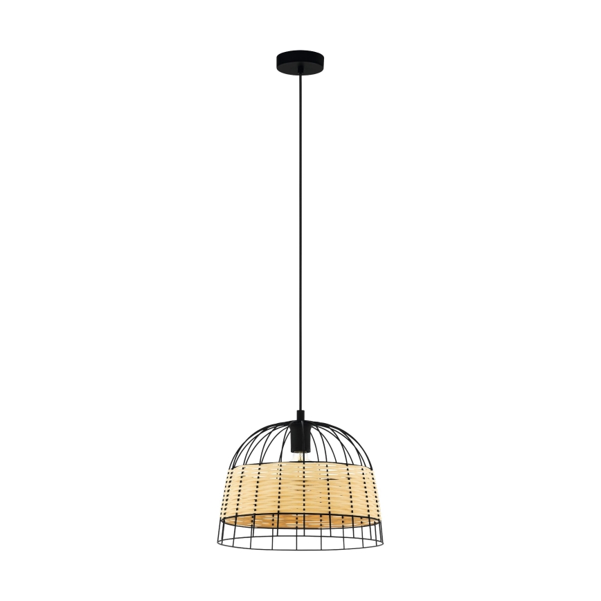 Eglo 55709 - Chandelier on a string ANWICK 1xE27/40W/230V rattan
