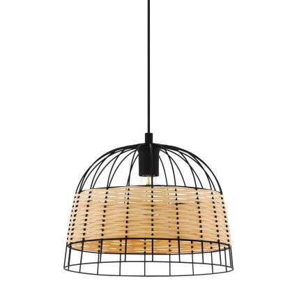 Eglo 55709 - Chandelier on a string ANWICK 1xE27/40W/230V rattan