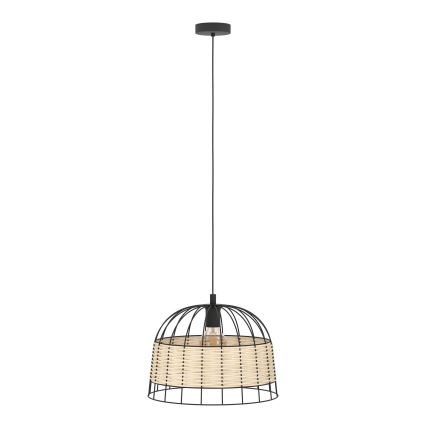 Eglo 55709 - Chandelier on a string ANWICK 1xE27/40W/230V rattan
