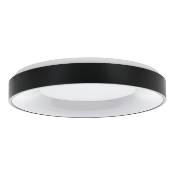 Eglo 55802 - Dimmable LED ceiling light 4xLED/8,1W/230V 3000-6500K Ø 48 cm black + remote control
