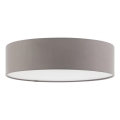 Eglo 55872 - LED ceiling light 1xE27/11W/230V Ø 38 cm grey
