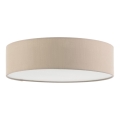 Eglo 55873 - LED ceiling light 1xE27/11W/230V Ø 38 cm taupe