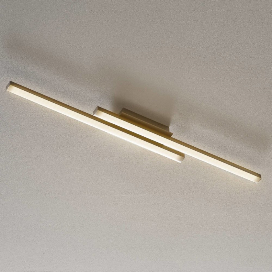 Eglo 55971 - LED RGBW Dimmable Ceiling Light FRAIOLI-C LED/34W/230V 2700-6500K Matte Chrome + Remote Control