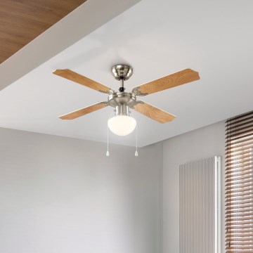 Eglo 56035 - LED Ceiling Fan 1 x E27, 4.9W, 230V, 3000K, Ø 106.6 cm