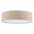 Eglo 56137 - LED ceiling light 2xE27/11W/230V Ø 38 cm taupe