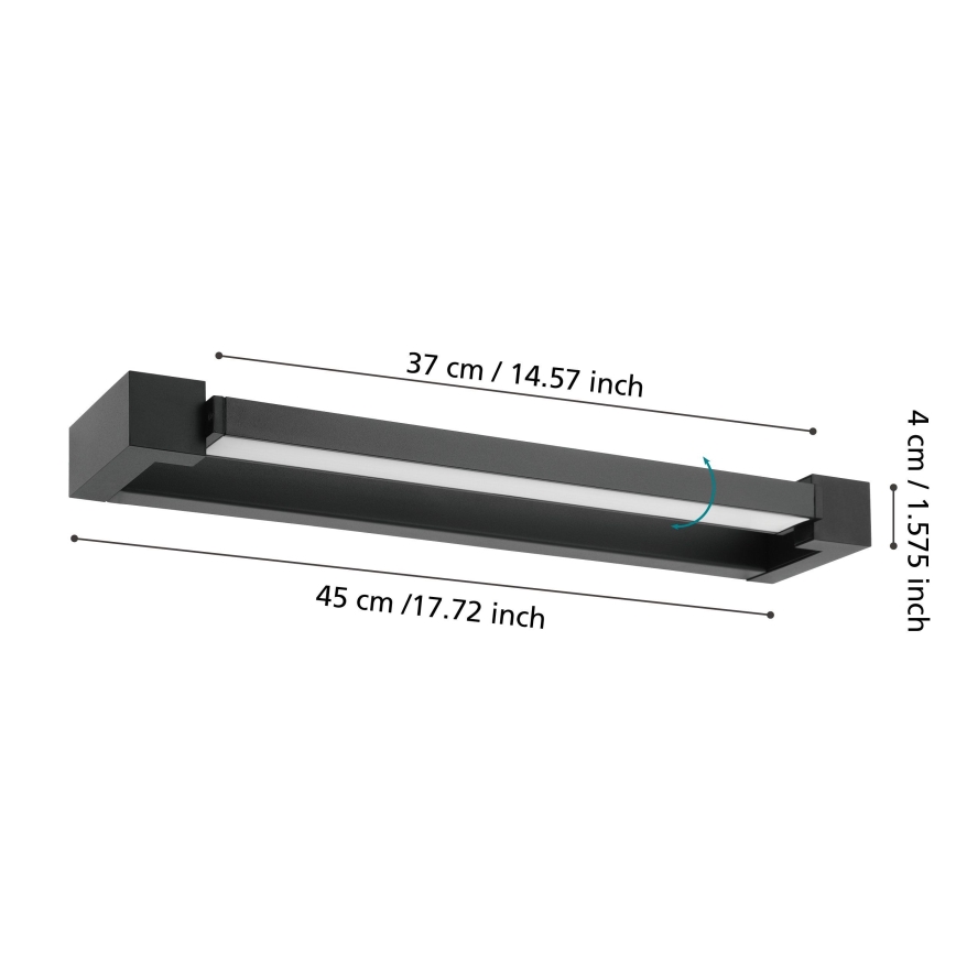 Eglo 56464 - LED Bathroom mirror lighting GEMILIANA LED/8,9W/230V 4000K 45 cm IP44