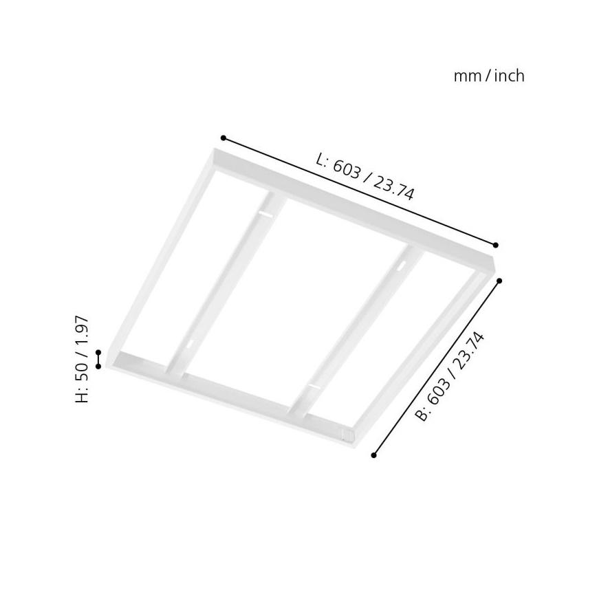 Eglo - Frame for ceiling panel 603x603 mm