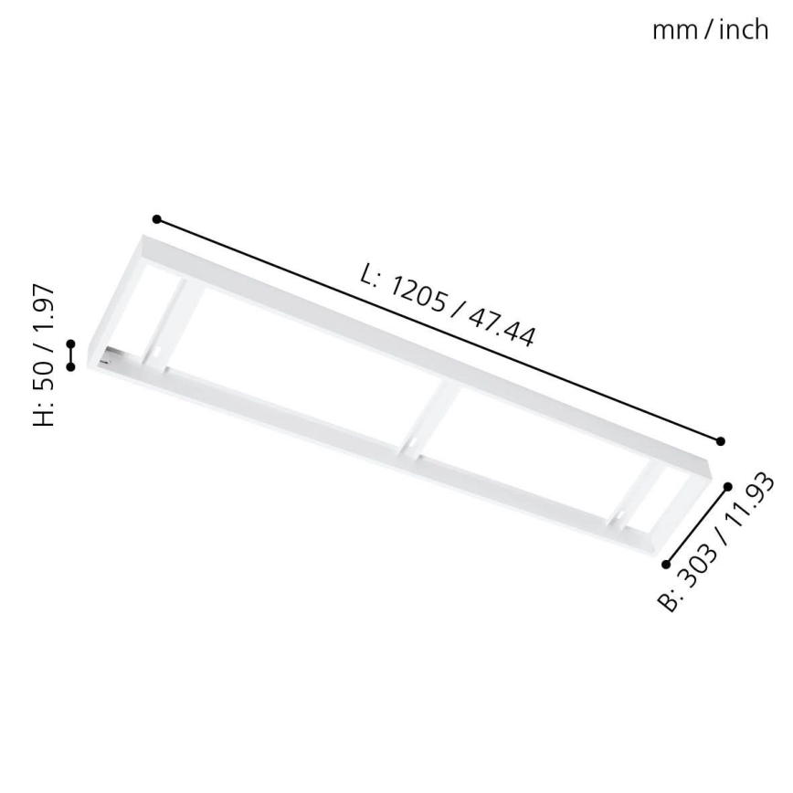 Eglo - Frame for ceiling panel 1205x303 mm