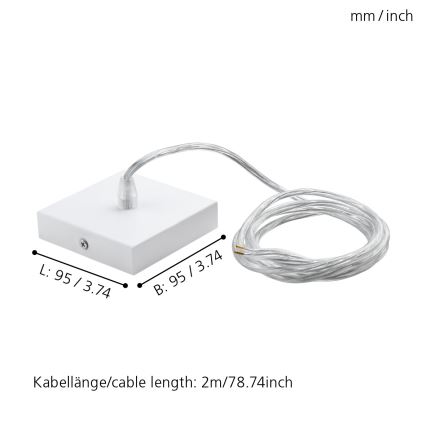 Eglo - Power supply cable 2 m