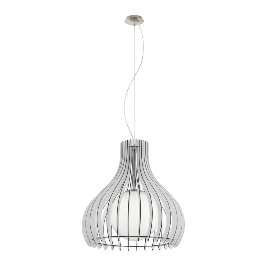 Eglo 61715 - Chandelier on a string TINDORI 1xE27/60W/230V d. 50 cm white