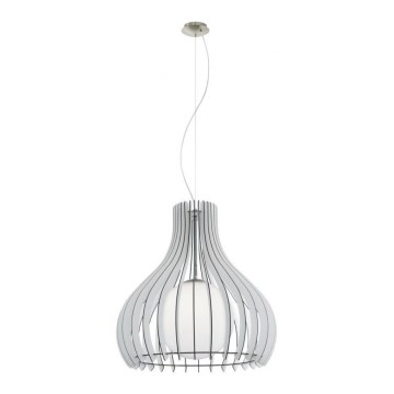 Eglo 61716 - Chandelier on a string TINDORI 1xE27/60W/230V d. 60 cm white