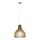 Eglo 61916 - Chandelier on a string TINDORI 1xE27/60W/230V d. 38 cm brown