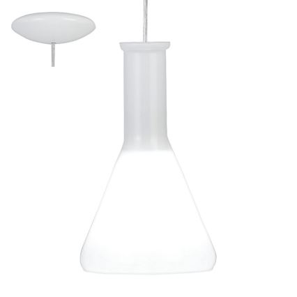 Eglo 62264 - Chandelier on a string PASCOA PRO 1xE27/60W/230V 16,8 cm white