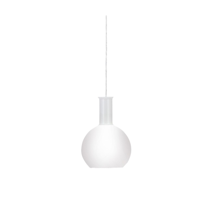 Eglo 62266 - Chandelier on a string PASCOA PRO 1xE27/60W/230V 20 cm white