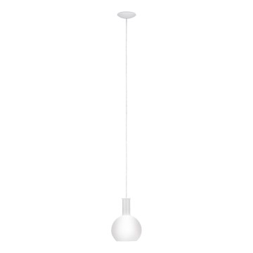 Eglo 62266 - Chandelier on a string PASCOA PRO 1xE27/60W/230V 20 cm white