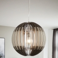 Eglo 63256 - OLMERO PRO Cable Pendant 1x E27/60W/230V Ø 40 cm grey/white