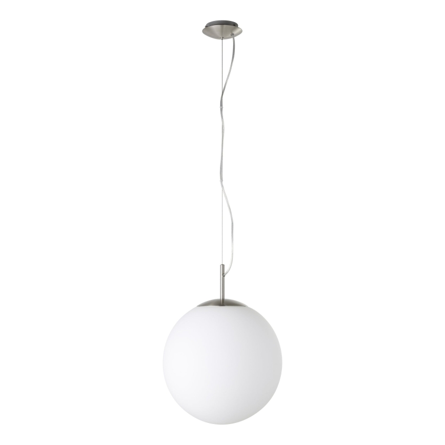 Eglo 63269 - PIEDALE pendant lamp on cable, 1x E27/60W/230V, Ø 35 cm, matte chrome