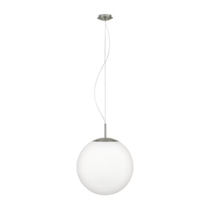 Eglo 63271 - Cable-hung pendant PIEDALE 1x E27/60W/230V Ø 43 cm matte chrome