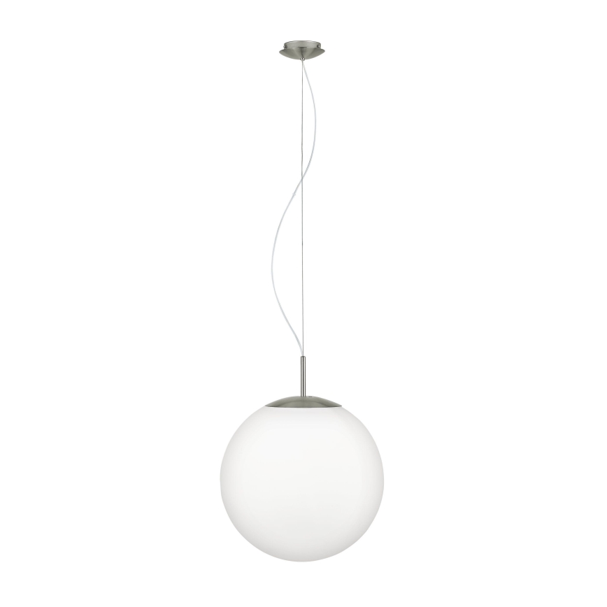 Eglo 63271 - Cable-hung pendant PIEDALE 1x E27/60W/230V Ø 43 cm matte chrome