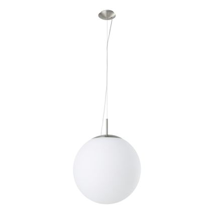 Eglo 63271 - Cable-hung pendant PIEDALE 1x E27/60W/230V Ø 43 cm matte chrome