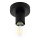 Eglo 64104 - Ceiling light IGUALA 1xE27/40W/230V black