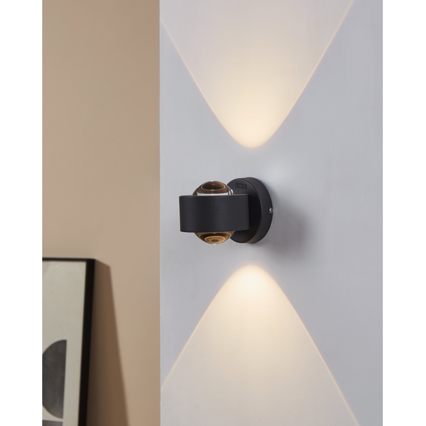 Eglo 64496 - ONO PRO LED Wall Light 2xLED/2.5W/230V Anthracite