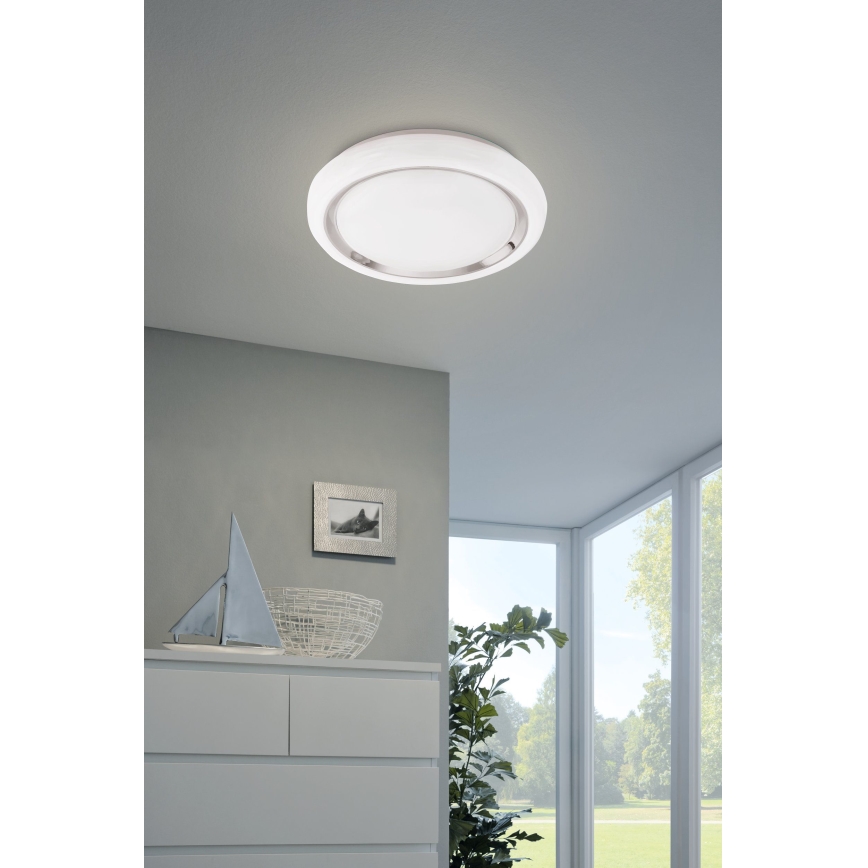 Eglo 64529 - LED RGBW Dimmable ceiling light CAPASSO-C LED/17W/230V white
