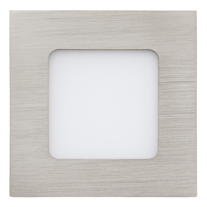 Eglo 64598 - LED Recessed light FUEVA 1 PRO LED/2,8W/230V 4000K 8,5x8,5 cm matte chrome