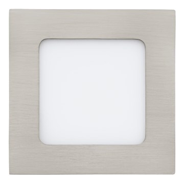 Eglo 64608 - LED Recessed light FUEVA 1 PRO LED/5,5W/230V 3000K 12x12 cm matte chrome